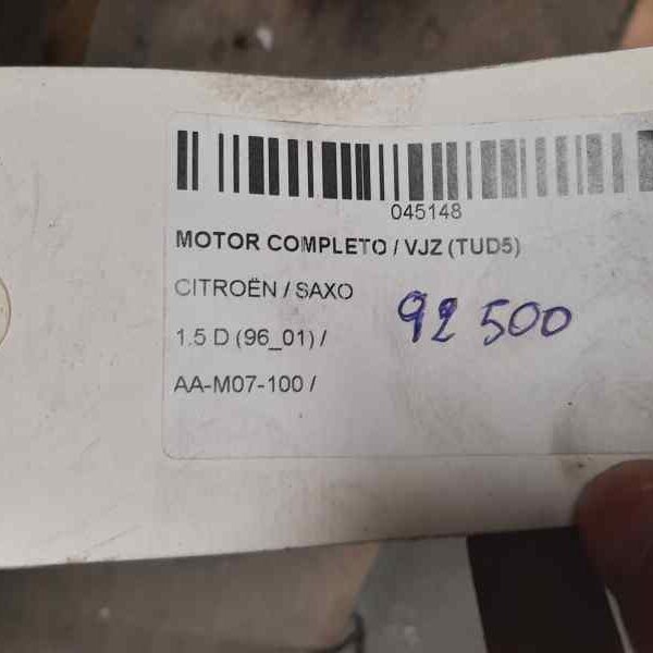 MOTOR COMPLETO CITROEN SAXO [VJZ]