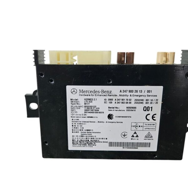MODULO ELECTRONICO MERCEDES-BENZ CLASE CLA (BM 118) [A2479002613]