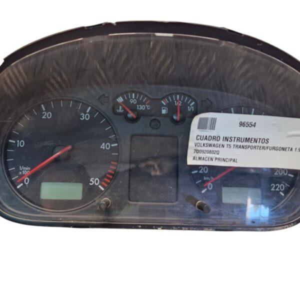 CUADRO INSTRUMENTOS VOLKSWAGEN T5 TRANSPORTER FURGÓN/COMBI (7H) [7D0920802Q]