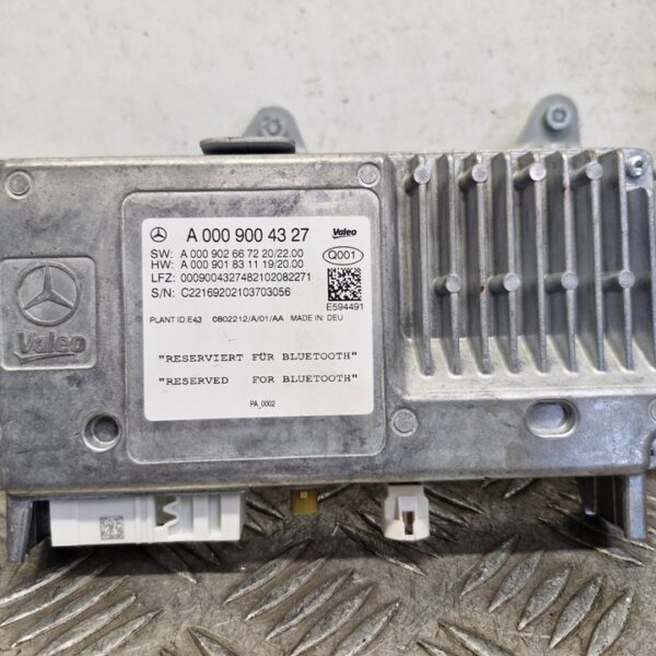 MODULO ELECTRONICO MERCEDES-BENZ CLASE GLC (BM 253) [A0009004327]