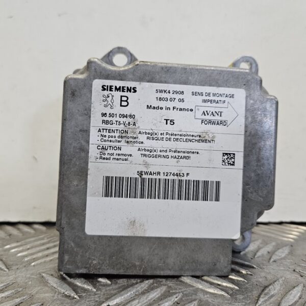 CENTRALITA AIRBAG PEUGEOT 307 (S1)(04.2001) [9650109480]