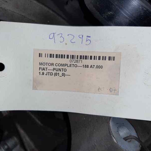 MOTOR COMPLETO FIAT II PUNTO (188) BERLINA [188A7000]
