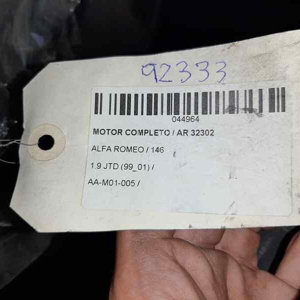 MOTOR COMPLETO ALFA ROMEO 156 (116) [AR32302D]
