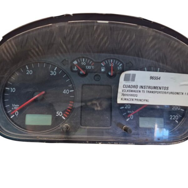 CUADRO INSTRUMENTOS VOLKSWAGEN T5 TRANSPORTER FURGÓN/COMBI (7H) [7D0920802Q]