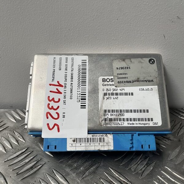 CENTRALITA CAMBIO AUTOMATICO BMW SERIE 3 COUPE (E46) [0260002429]