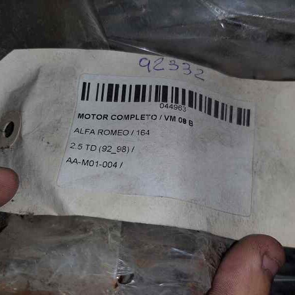 MOTOR COMPLETO ALFA ROMEO 164 [VM08B]