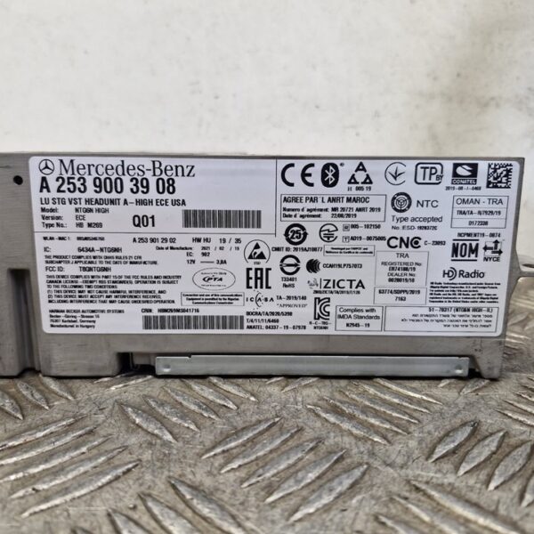 SISTEMA AUDIO / RADIO CD MERCEDES-BENZ CLASE GLC (BM 253) [A2539003908]