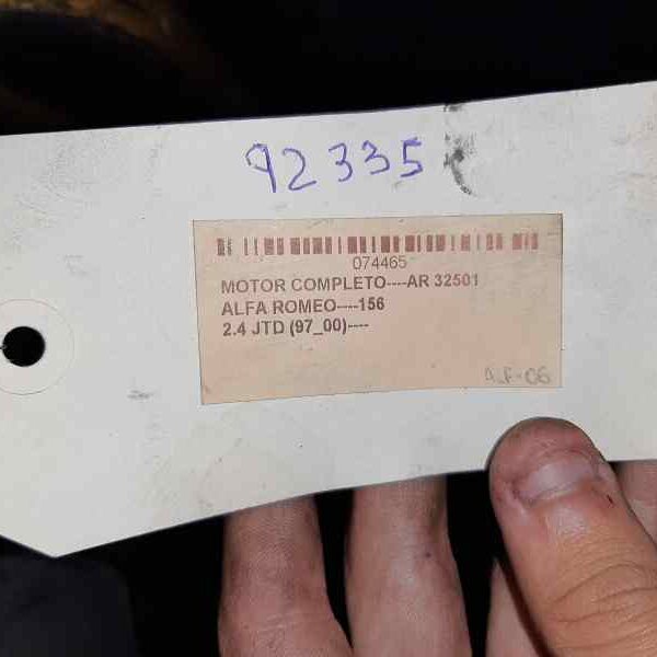 MOTOR COMPLETO ALFA ROMEO 156 SPORTWAGON (116) [AR32501]
