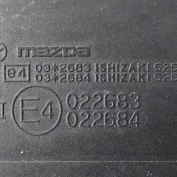 RETROVISOR DERECHO MAZDA 2 BERLINA (DE) [022683]